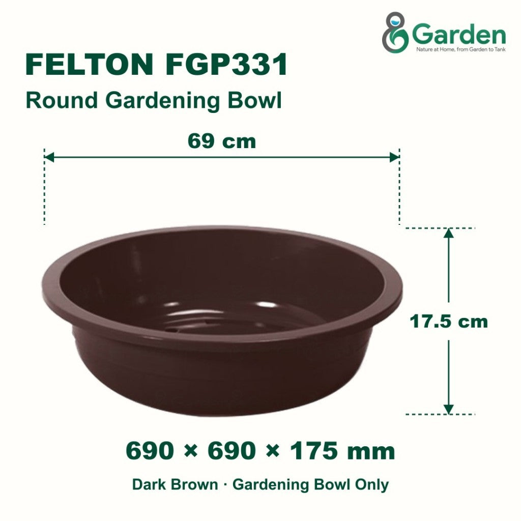 Felton FGP331 Round Plastic Gardening Bowl 69cm – product guide
