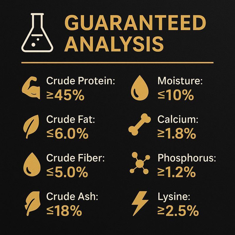 GoldPlus Arowana Food Sticks – product information graphic 3