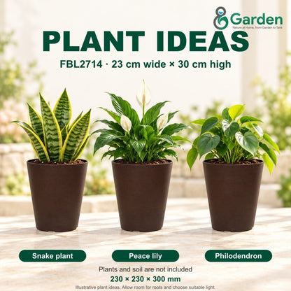 Felton FBL2714 Round Plastic Flower Pot 23cm – product guide