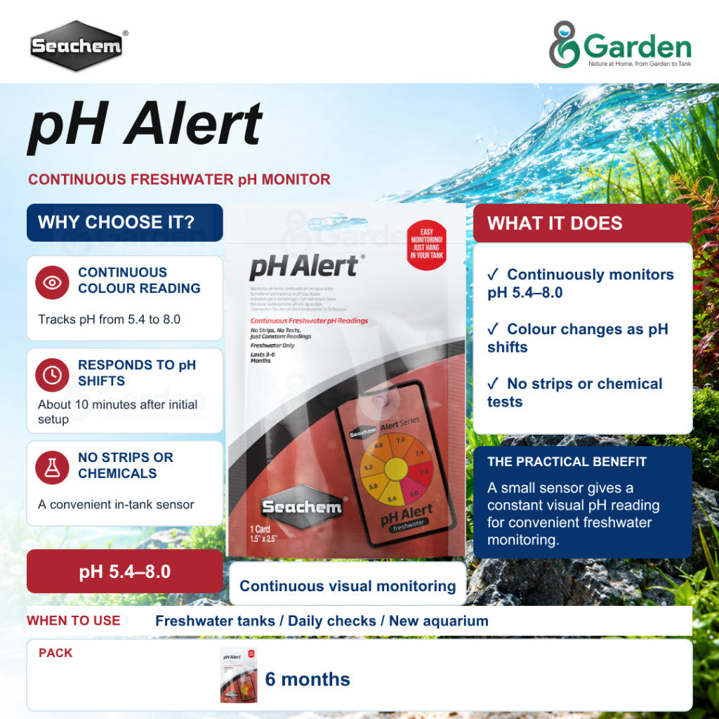 Seachem pH Alert Continuous Freshwater pH Monitor – product information