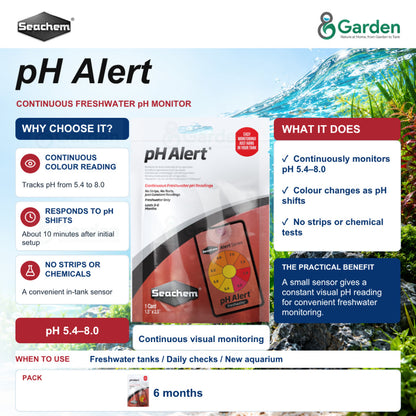 Seachem pH Alert Continuous Freshwater pH Monitor – product information