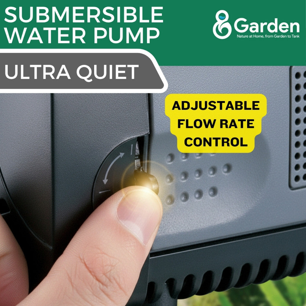 8Garden Submersible Water Pump – flow control