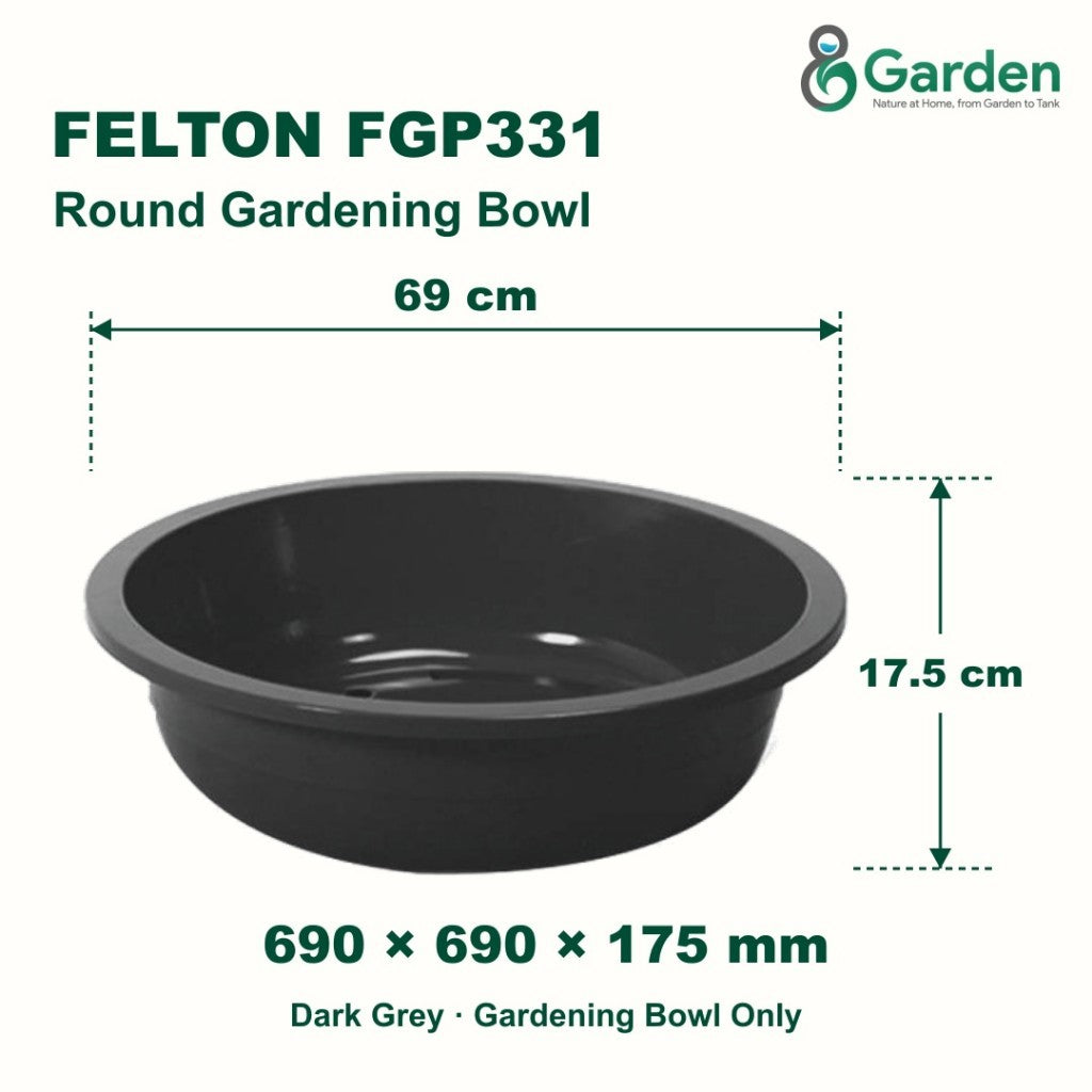 Felton FGP331 Round Plastic Gardening Bowl 69cm – product guide