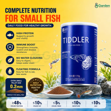YEE Tiddler Small Fish Food – 0.2 mm / 0.6 mm Pellets