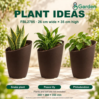 Felton FBL2785 Round Plastic Flower Pot 26cm – product and size guide