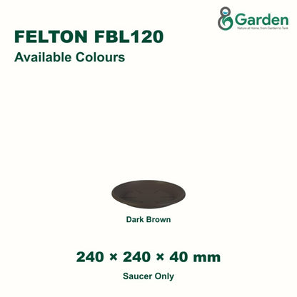 Felton FBL120 Flower Pot Saucer 24cm – product and size guide