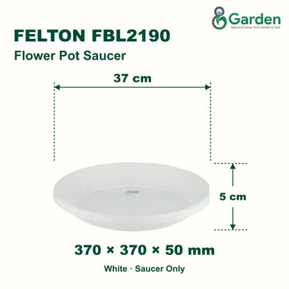 Felton FBL2190 Flower Pot Saucer 37cm – product and size guide