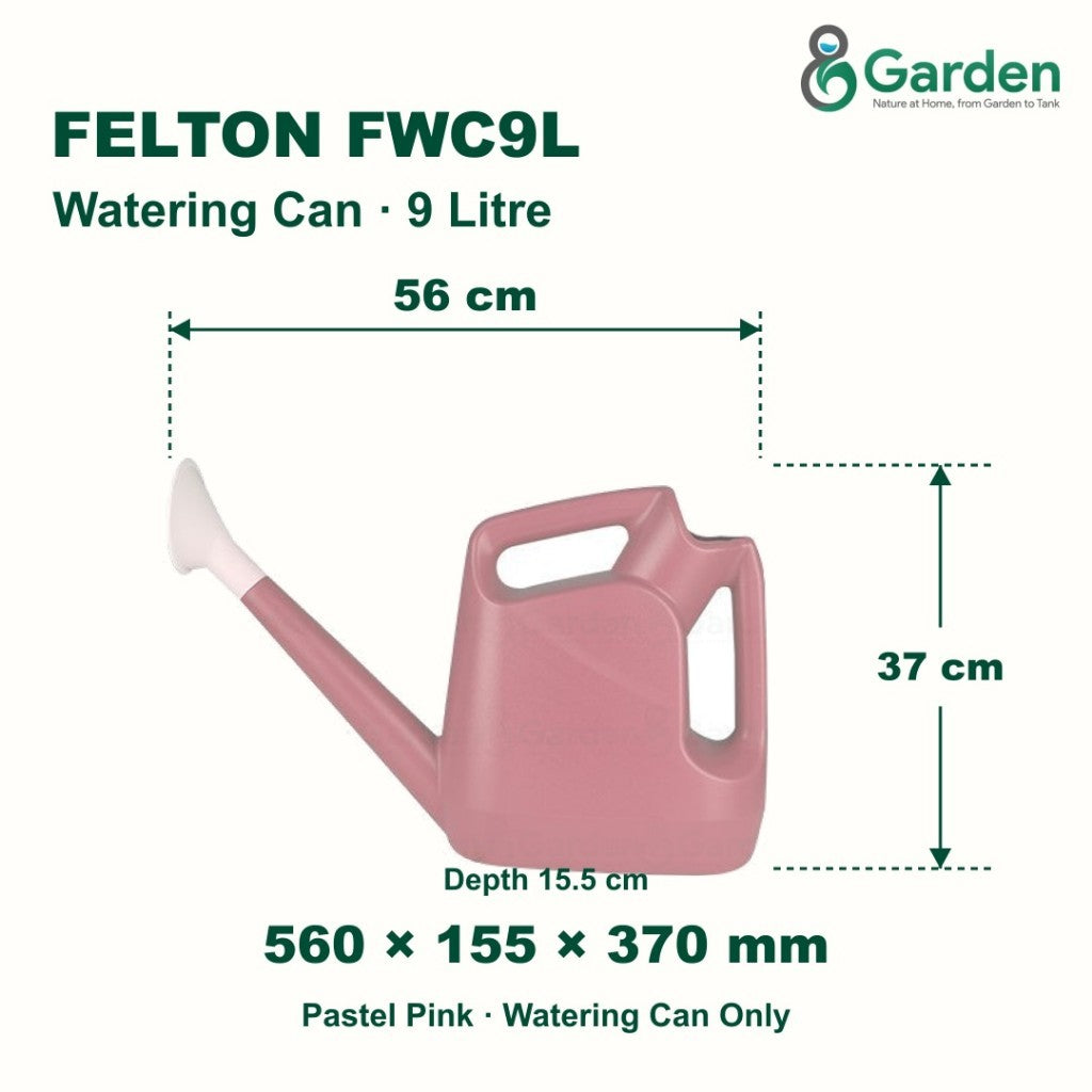 Felton FWC9L 9L Plastic Watering Can – product guide