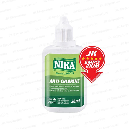 Nika Aquarium Water Care & Fish Treatments – Anti Chlorine