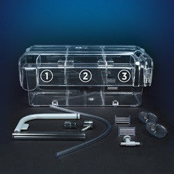 Fluval 1.9 L breeding box – three compartments and included installation parts