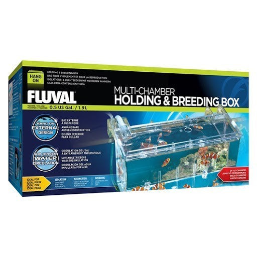Fluval 1.9 L Multi-Chamber Holding and Breeding Box – retail packaging