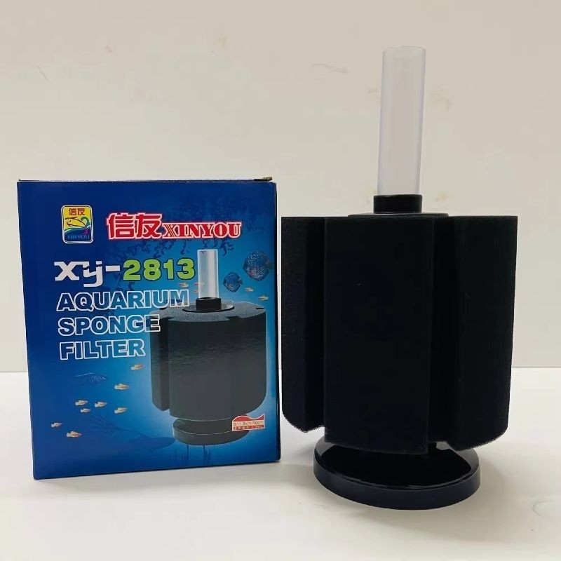 XINYOU Air-Driven Sponge Filter – XY-2812 filter and box