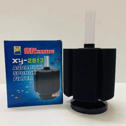 XINYOU Air-Driven Sponge Filter – XY-2812 filter and box