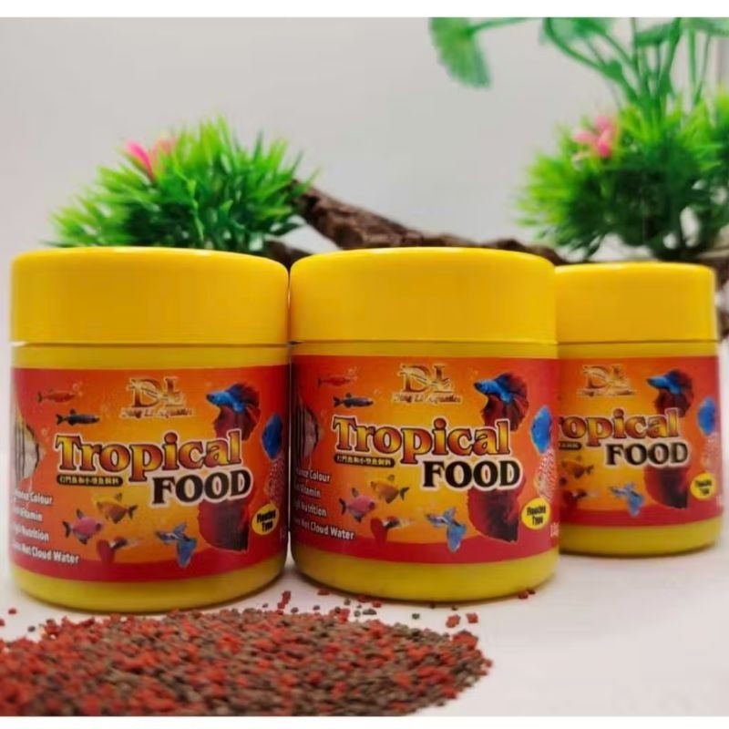 Dingli Aquatics Tropical Fish Micro Pellets – pack display