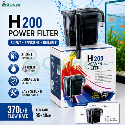 Dophin Hang-On Aquarium Filter – H200 filter