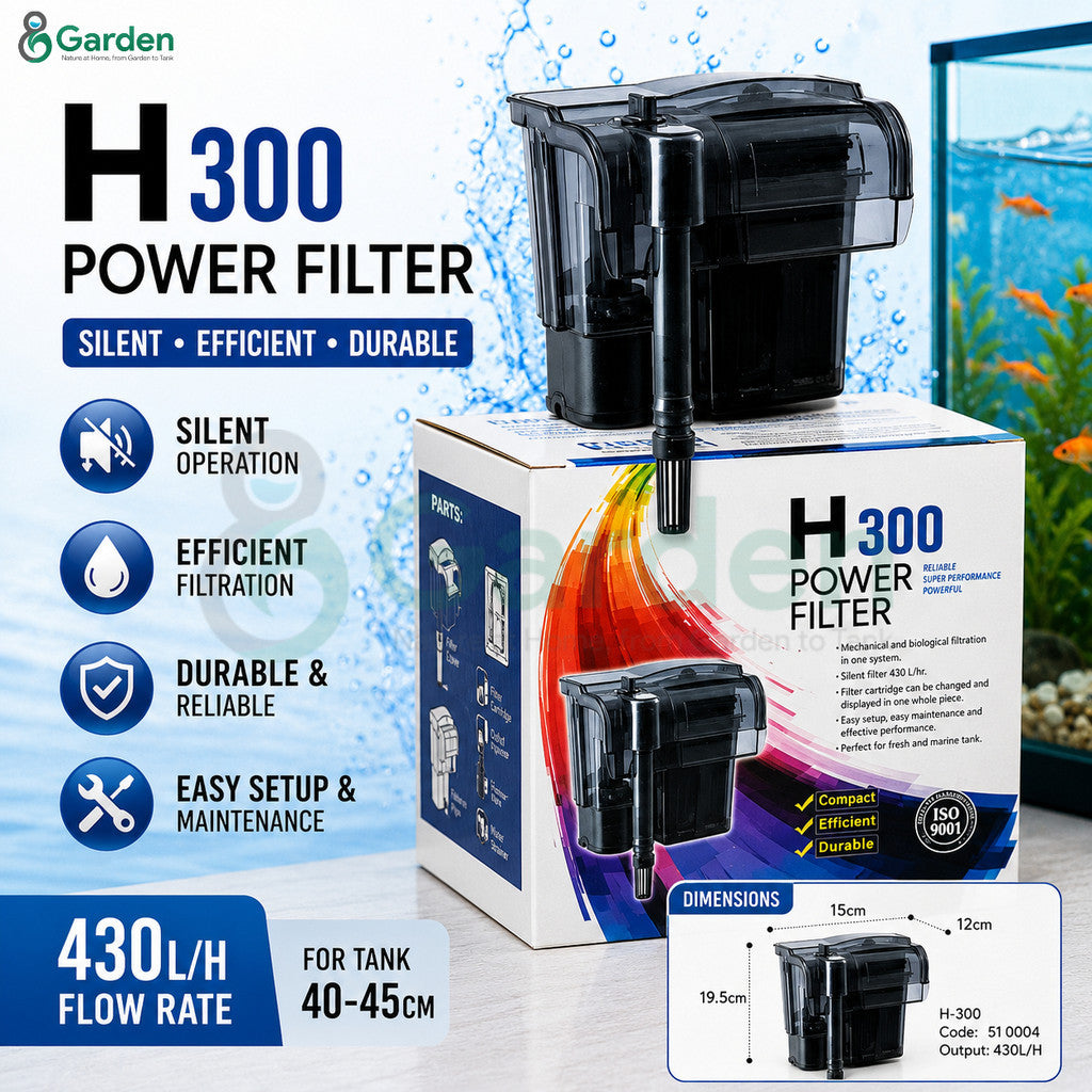 Dophin Hang-On Aquarium Filter – H300 filter