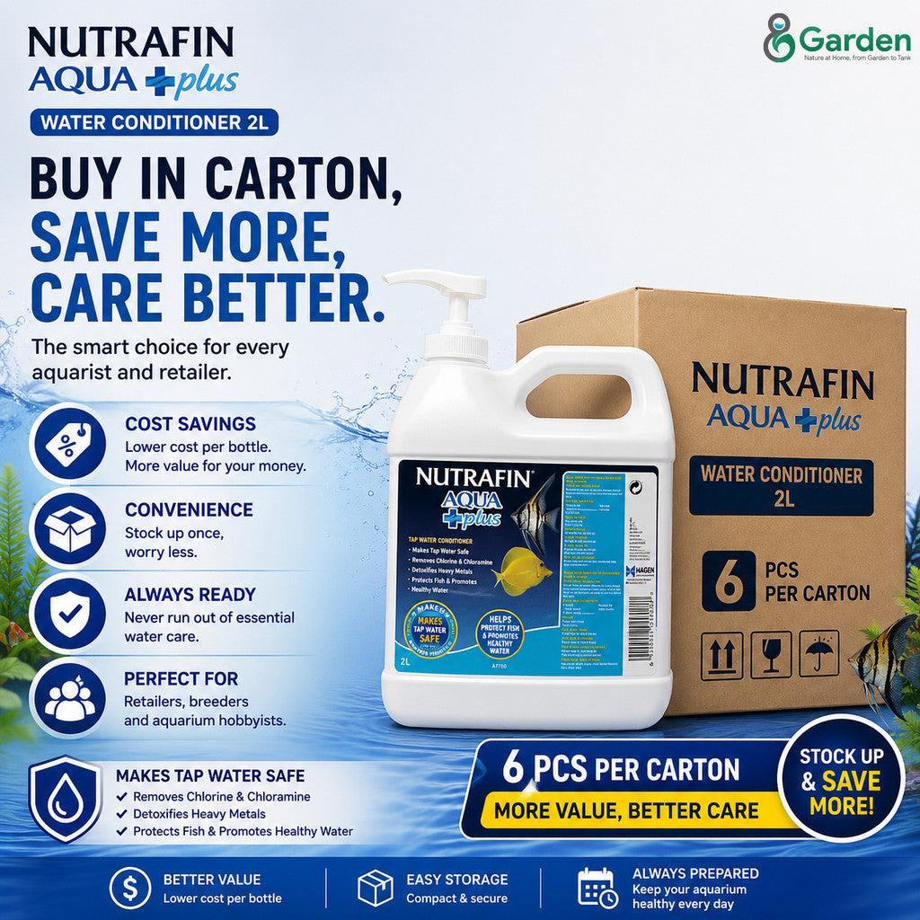 Nutrafin Aqua Plus Water Conditioner – 6 × 2 L Carton – product details view 2