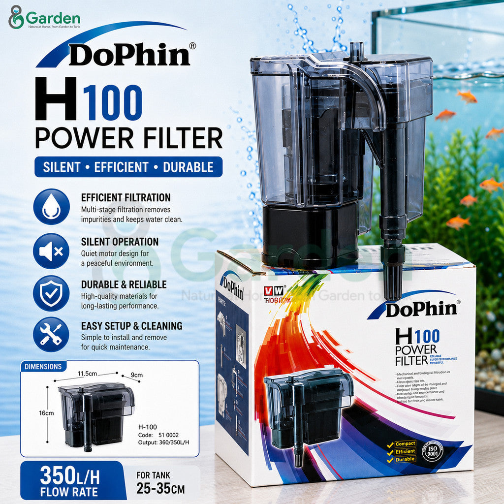 Dophin Hang-On Aquarium Filter – H100 filter