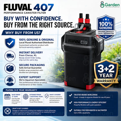 Fluval 407 Performance Canister Aquarium Filter – product details view 4
