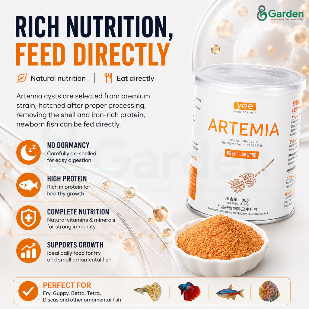 Artemia Fish Food – product information graphic 4