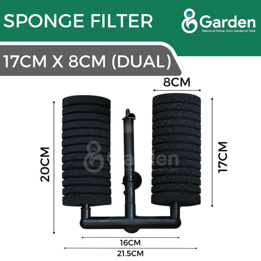 Dophin SF33 Double Sponge Aquarium Filter – product and packaging
