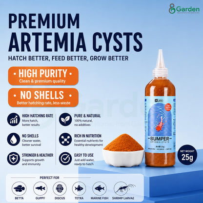 Artemia Fish Food – product information graphic 8