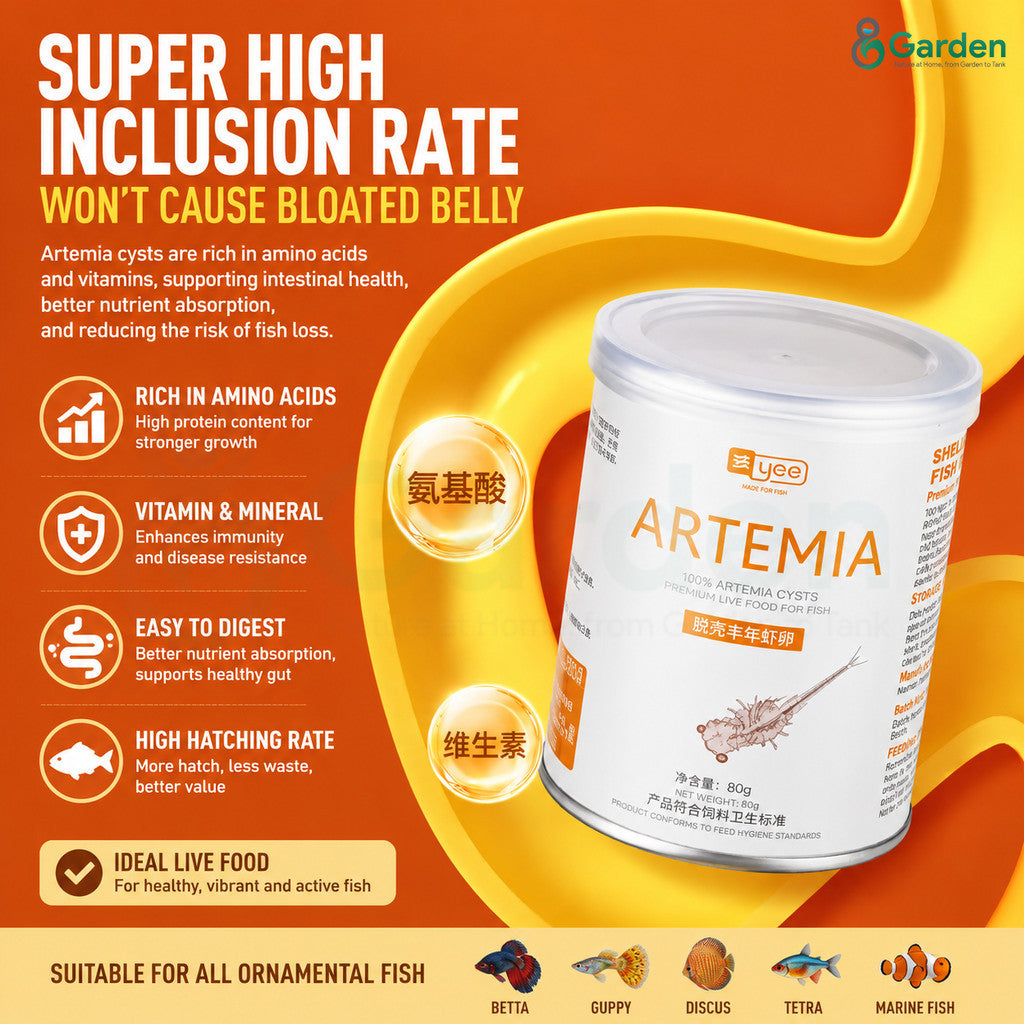Artemia Fish Food – product information graphic 7