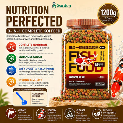 YEE Koi Fish Food – 1.5 mm / 3 mm / 5.5 mm Pellets – product details view 9