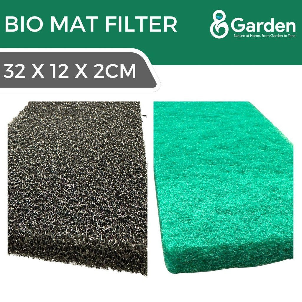 8Garden Bio Mat Filter Pad – green and black pad