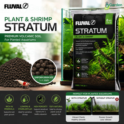 Fluval Plant & Shrimp Stratum – 8 kg Aquarium Soil – product details view 2