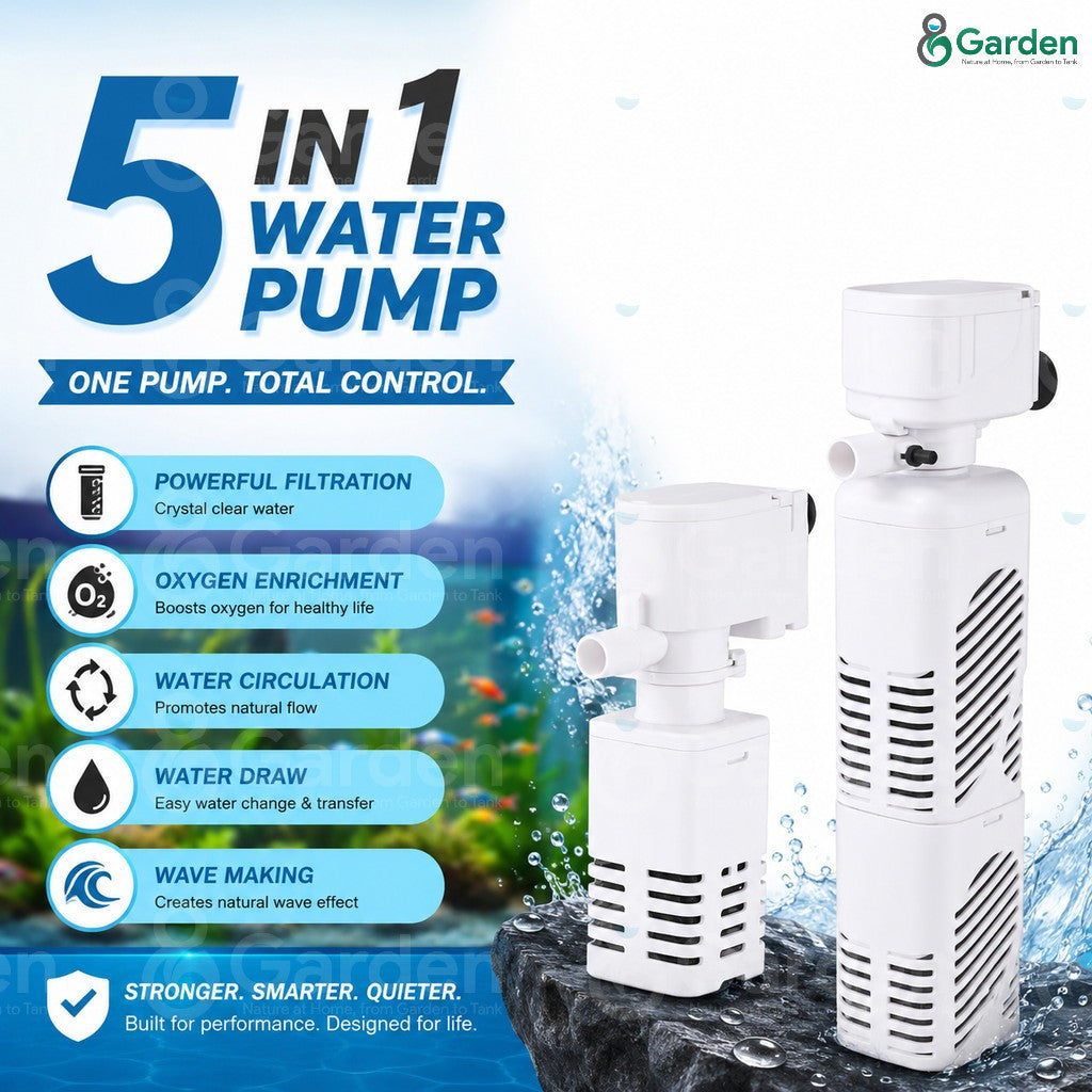 5-in-1 Aquarium Internal Filter – internal filter range