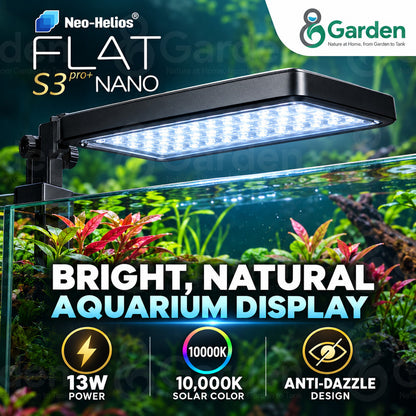 Neo-Helios Flat S3 Pro+ Nano LED Aquarium Light – product and packaging
