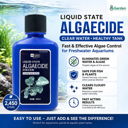 YEE Liquid State Algaecide – 245 mL Aquarium Algae Control – product details view 1