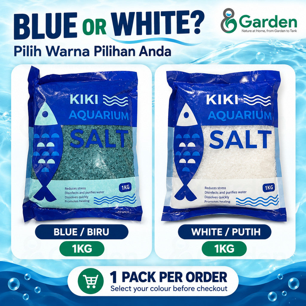 KIKI Aquarium Salt – colour comparison