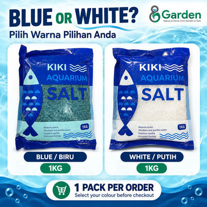 KIKI Aquarium Salt – colour comparison