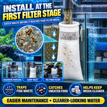 Magic Aquarium Filter Sock – sump installation
