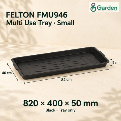 FELTON Multi Use Tray Black S M L | FMU946 FMU947 FMU948 Plant Shoe Utility Dulang Serbaguna