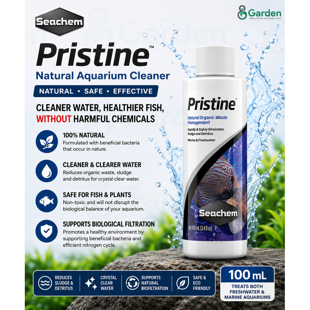 Seachem Pristine Aquarium Waste-Reducing Bacteria – 100 mL – product information